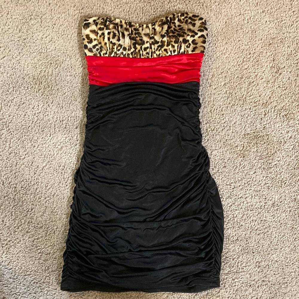 Fun strapless dress